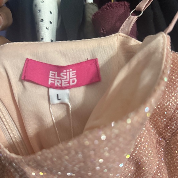 Sparkling Pink Mini Dress - Picture 3 of 6